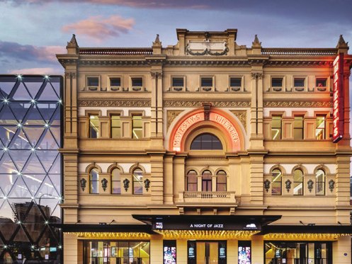 Her Majesty&rsquo;s Theatre on Grote Street.